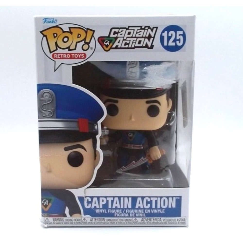 FUNKO POP! VINYL: Heroes - Captain Action  Funko , #125, **BRAND NEW